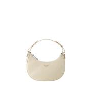 Zadig & Voltaire Moonrock Grained Hobo Väska White, Dam