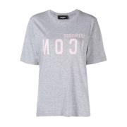 Dsquared2 T-Shirts Gray, Dam