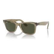 Ray-Ban Original Wayfarer Solglasögon Grön/Brun Brown, Unisex