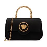 Versace Satin axelväska Black, Dam