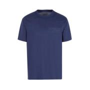 Armani Exchange Grundläggande T-shirt Blue, Herr