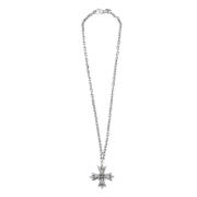 Emanuele Bicocchi Silver Crest Halsband Handgjorda Smycken Gray, Dam