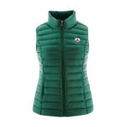 Jott Puffer Vest Seda - Stilren och Varm Green, Dam