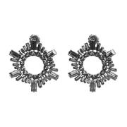 Amina Muaddi Earrings Black, Dam