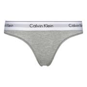 Calvin Klein Grå Thong Underkläder Gray, Dam