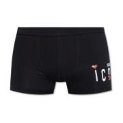 Dsquared2 Boxershorts med logotyp Black, Herr