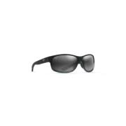 Maui Jim Channel 840-11D Grå Solglasögon Black, Unisex