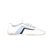 Prada Vintage Pre-owned Laeder sneakers White, Herr