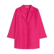 Pennyblack Fuchsia Taffeta Oversized Skjorta Pink, Dam