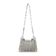 Paco Rabanne Nano Axelväska 1969 Silver Metall Gray, Dam