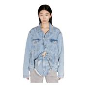 Y/Project Wire Denim Jacket Blue, Dam