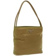 Prada Vintage Pre-owned Nylon prada-vskor Green, Dam