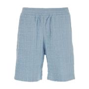 Givenchy Blå 4G Broderi Shorts Blue, Herr