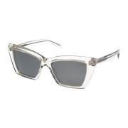 Saint Laurent Stiliga solglasögon SL 657 Gray, Dam