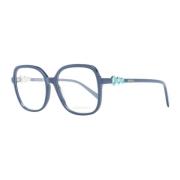 Emilio Pucci Blå Fyrkantiga Optiska Glasögon för Kvinnor Blue, Dam