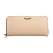 Guess Beige Polyeten Plånbok Stiligt Tillbehör Beige, Dam