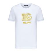 Dolce & Gabbana Stiliga T-shirts och Polos White, Dam