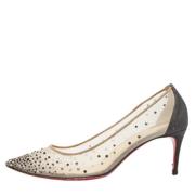 Christian Louboutin Pre-owned Pre-owned Mesh klackskor Black, Dam