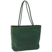 Prada Vintage Pre-owned Nylon prada-vskor Green, Dam