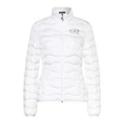 Emporio Armani EA7 Vit Bomberjacka Vår/Sommar 2024 White, Dam