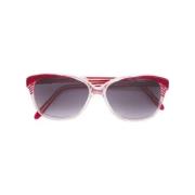 Yves Saint Laurent Vintage Pre-owned Acetat solglasgon Red, Dam