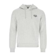 A.p.c. Grå Bomullsweatshirt Gray, Herr