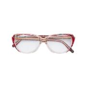 Yves Saint Laurent Vintage Pre-owned Acetat solglasgon Red, Dam