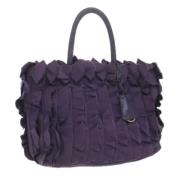 Prada Vintage Pre-owned Nylon prada-vskor Purple, Dam