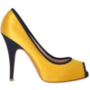 Giuseppe Zanotti Pre-owned Pre-owned Satin klackskor Yellow, Dam