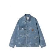 Carhartt Wip Denim Fantasy Bomull Jacka Blue, Dam