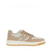 Hogan Beige Sneakers Basketmade in Italien Beige, Dam