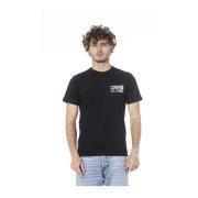 Cavalli Class Svart Logo Crew Neck T-shirt Black, Herr