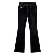 Diesel Bootcut and Flare Jeans - 1969 D-Ebbey Black, Dam