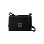 Tory Burch Laeder axelremsvskor Black, Dam