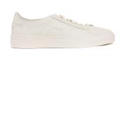 Santoni Vit Dubbel Spänne Sneaker White, Herr