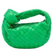 Bottega Veneta Vintage Pre-owned Laeder handvskor Green, Dam