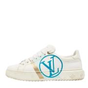 Louis Vuitton Vintage Pre-owned Laeder sneakers White, Dam