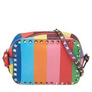 Valentino Vintage Pre-owned Laeder crossbodyvskor Multicolor, Dam