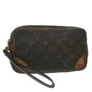 Louis Vuitton Vintage Pre-owned Canvas kuvertvskor Brown, Dam