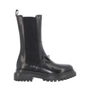 Exton Ankelboots med platåklack Black, Dam