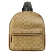 Coach Pre-owned Pre-owned Canvas ryggsckar Brown, Dam