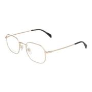 Eyewear by David Beckham Retro Metallbåge Glasögon Yellow, Unisex