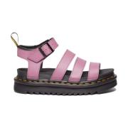 Dr. Martens Blaire Athenea Läder Sandal Purple, Dam