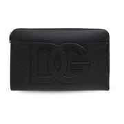 Dolce & Gabbana Portfölj med logotyp Black, Herr