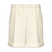 Jil Sander Shorts med fickor Beige, Dam