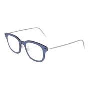 Lindbergh Titanium Square Frame Glasses Blue, Unisex