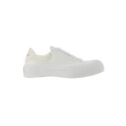 Alexander McQueen Läder sneakers White, Dam