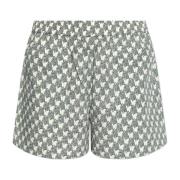 Tory Burch Tryckta shorts Beige, Dam