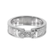 Tiffany & Co. Pre-owned Pre-owned Vitt guld ringar Gray, Dam