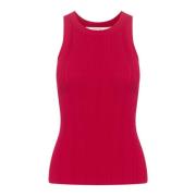 Gestuz Slim-Fit Top Persian Red Red, Dam